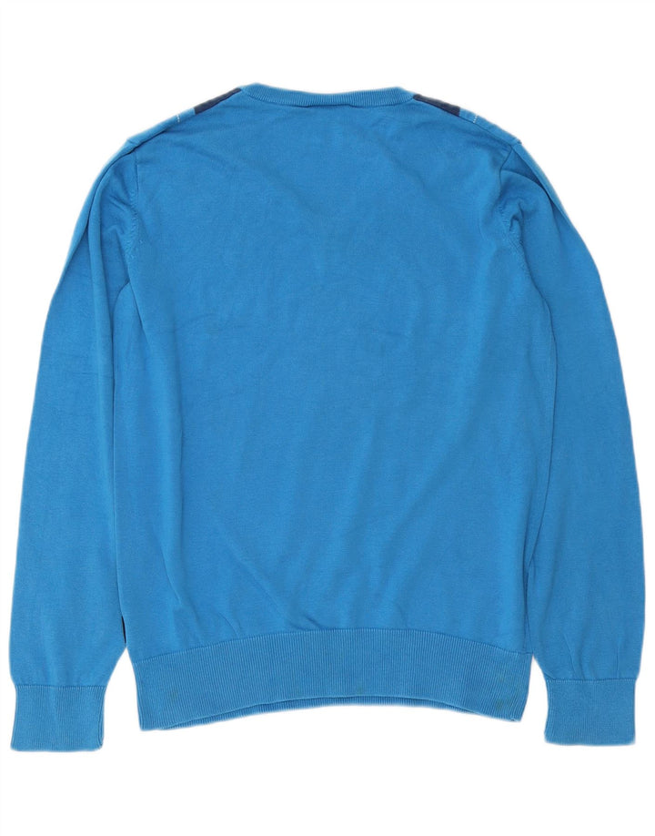 Peak Performance Herre V-hals sweater Medium Blue Argyle/Diamond