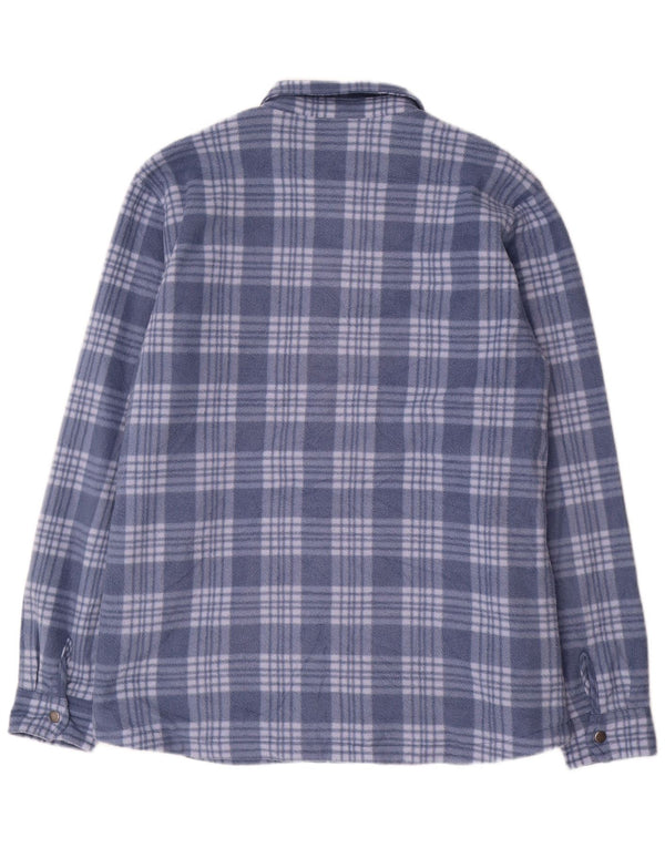 Volcom Herre Lumberjack Fleece Shirt XL Blue Check Polyester