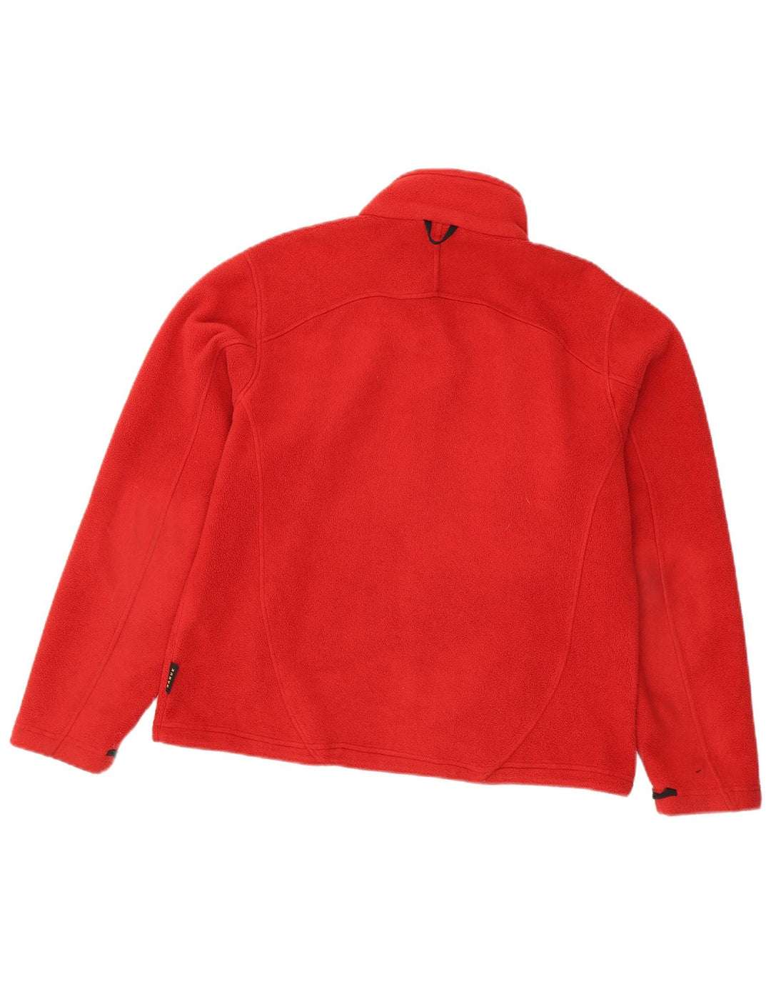 Jack Wolfskin Dame Liner Fleece Jakke UK 16 Stor Rød Polyester