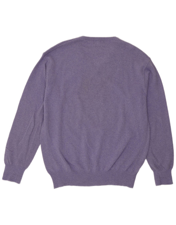Kappa Herre V-hals sweater Stor lilla lammeuld