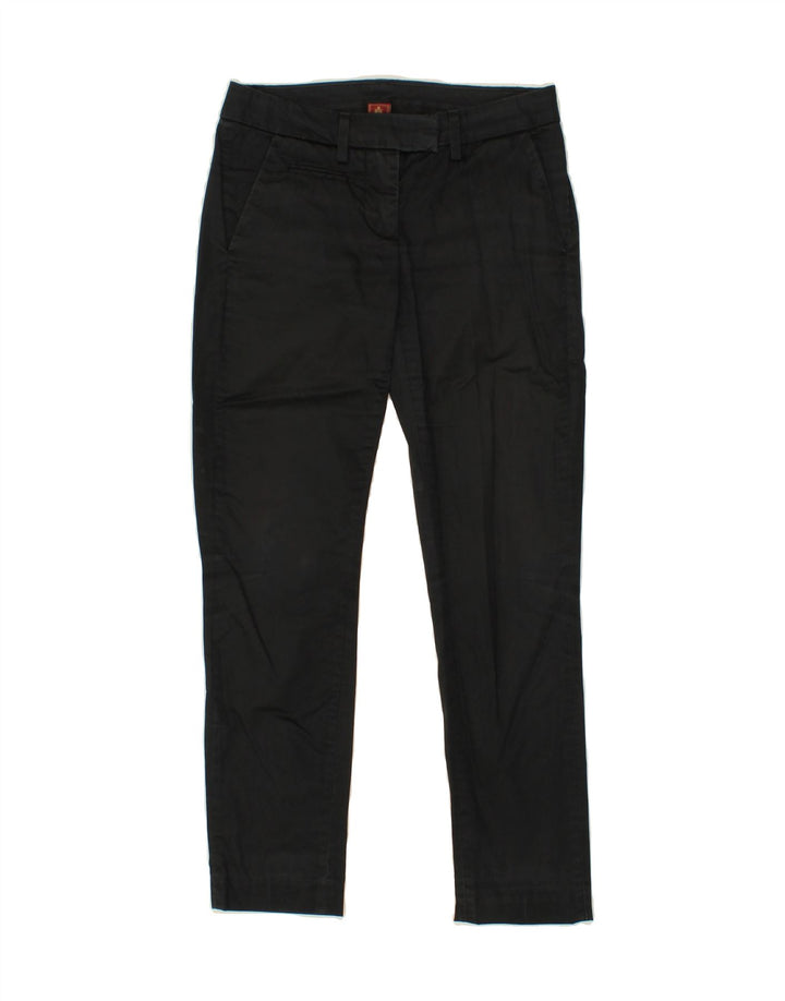 DONDUP Womens Slim Chino Trousers W25 L26 Black Cotton Vintage Dondup and Second-Hand Dondup from Messina Hembry 