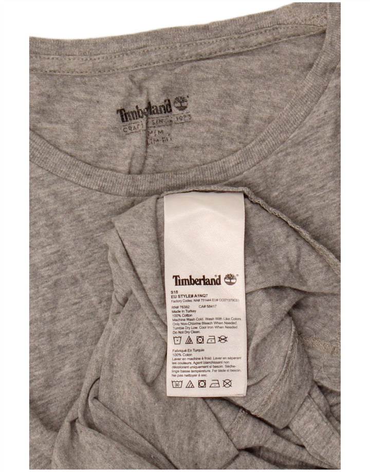 Timberland Herre Slim Fit T-shirt Top mellemgrå bomuld