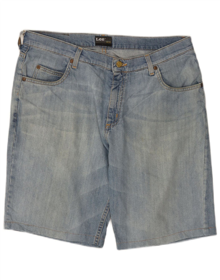 LEE Brooklyn Denim Shorts til mænd W36 Large Blue Cotton