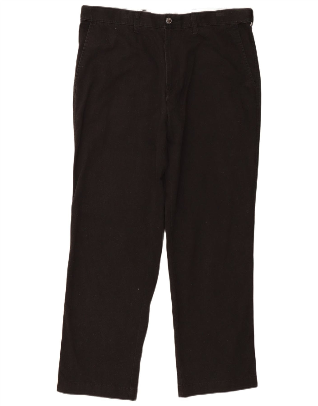 Marks & Spencer Herre Regular Fit Chinobukser W36 L29 Sort bomuld