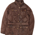 Barbour Polstret jakke til kvinder UK 12 Medium Brun Polyester