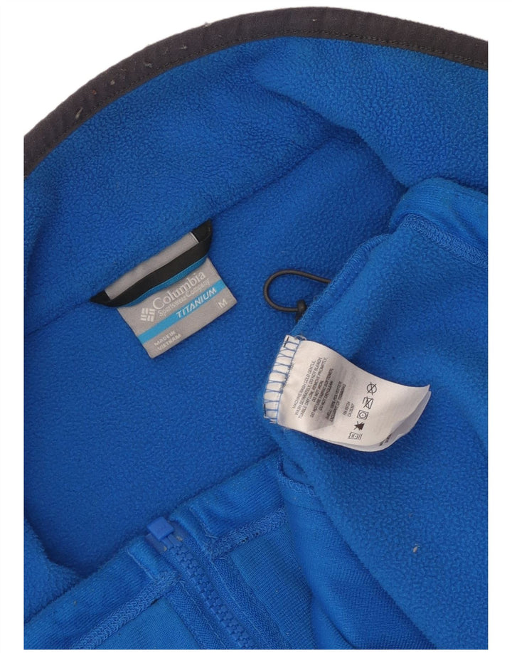 Columbia Herre Titanium Fleece Jakke UK 38 Medium Blue Polyester
