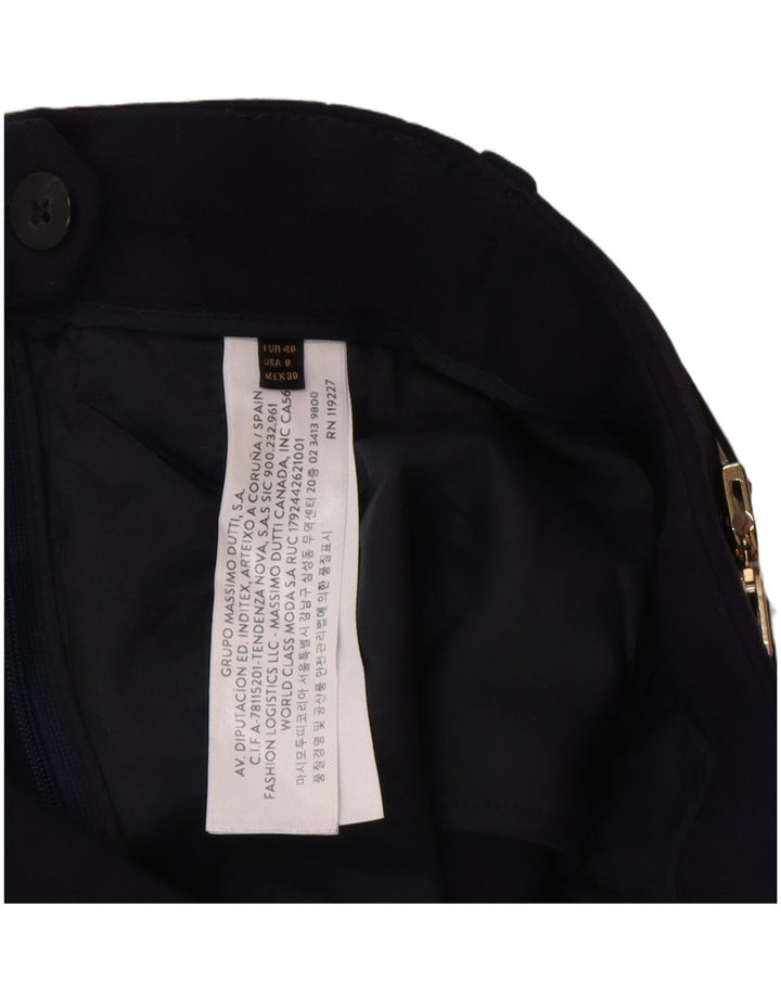 MASSIMO DUTTI Chinobukser til kvinder EU 40 Medium W30 L28 Marineblå
