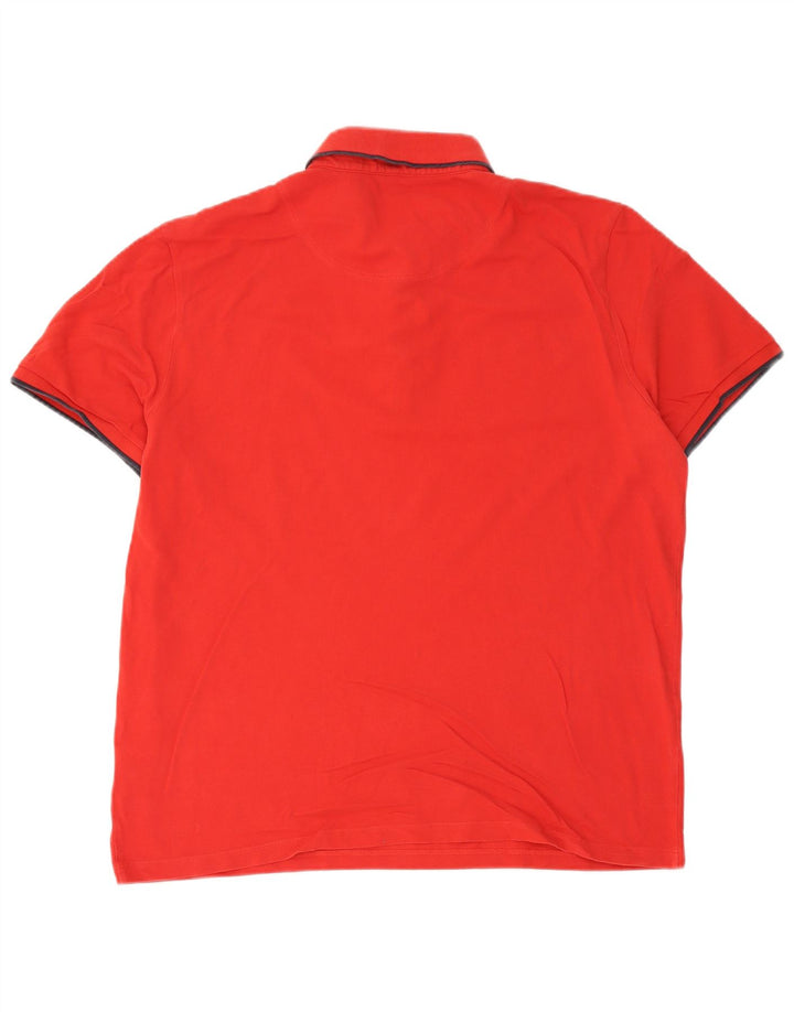Hugo Boss Herre Regular Fit Polo Shirt Stor Rød Bomuld