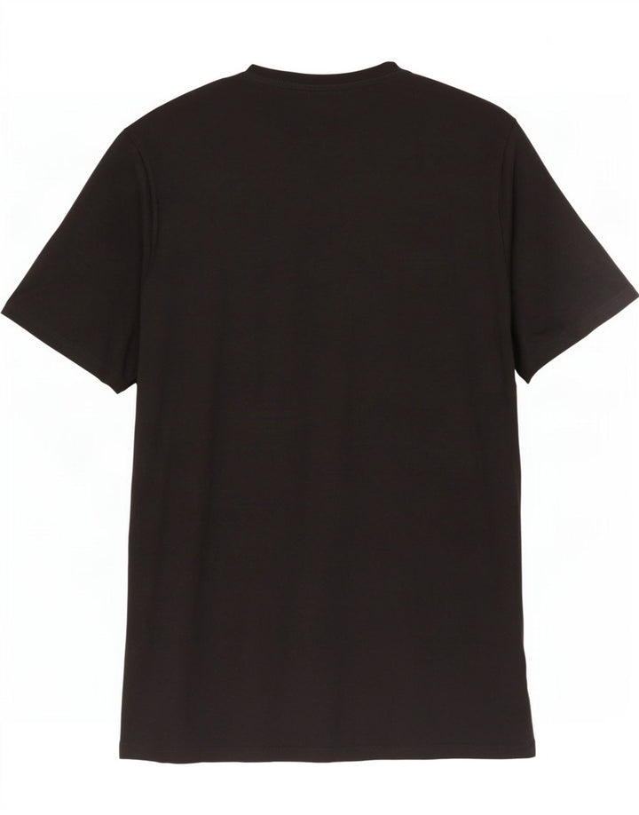 Guess Herre Grafisk T-Shirt Top Stor Sort Bomuld