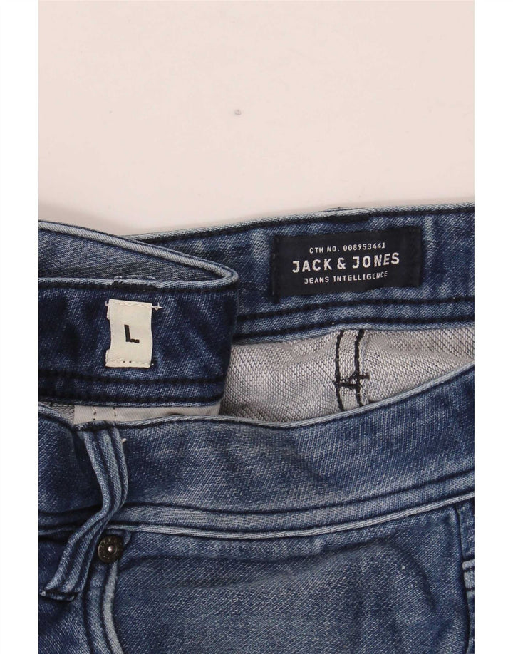 Jack & Jones Herre Regular Fit denimshorts Large W36 Blå