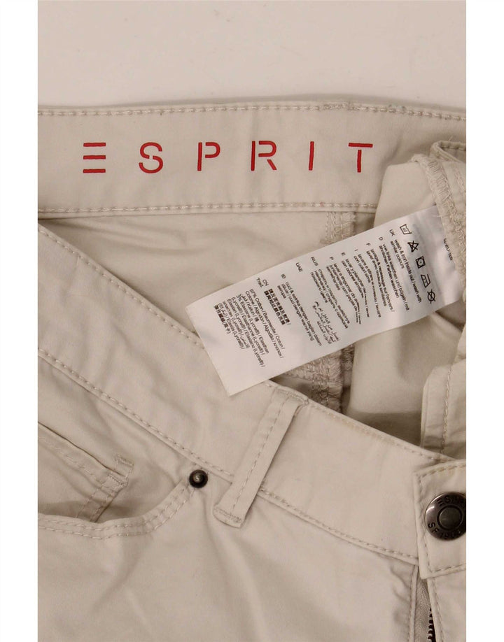 Esprit Dame Slim Casual Bukser W34 L32 Beige Bomuld