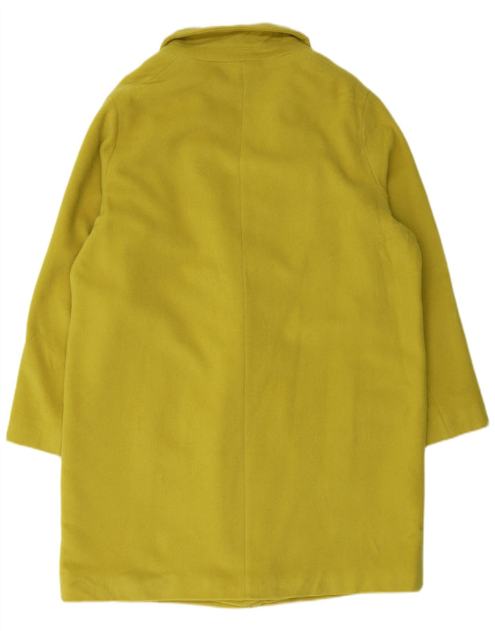 Marks & Spencer Dame Overfrakke UK 18 XL Gul Uld