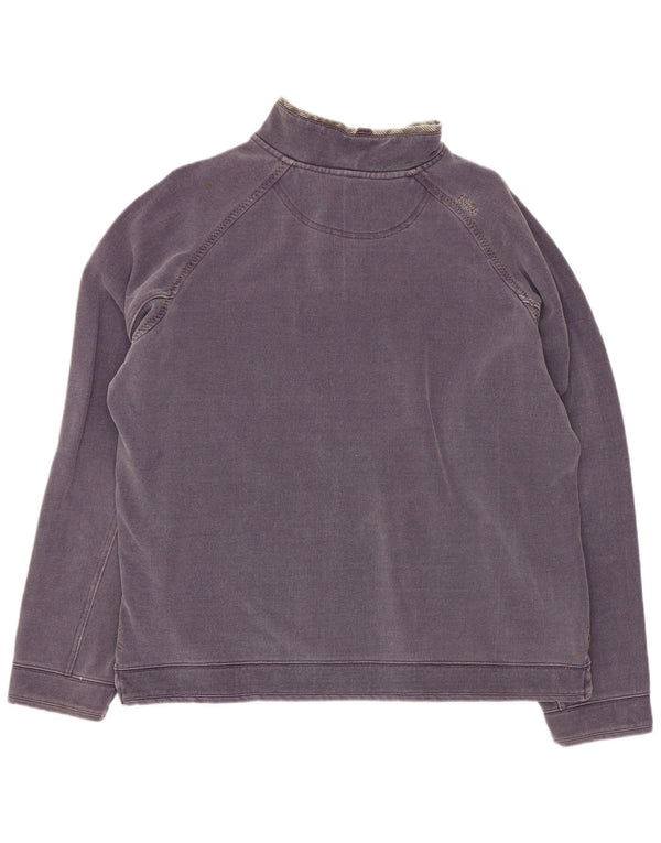 Fedt ansigt til mænd med lynlås-sweatshirt Jumper medium lilla bomuld