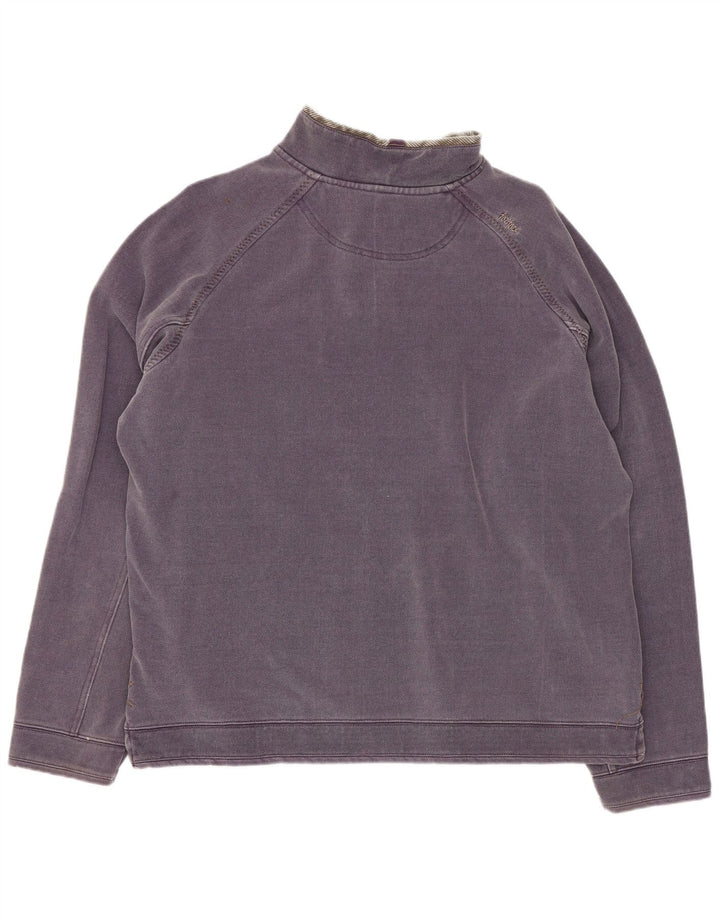 Fedt ansigt til mænd med lynlås-sweatshirt Jumper medium lilla bomuld