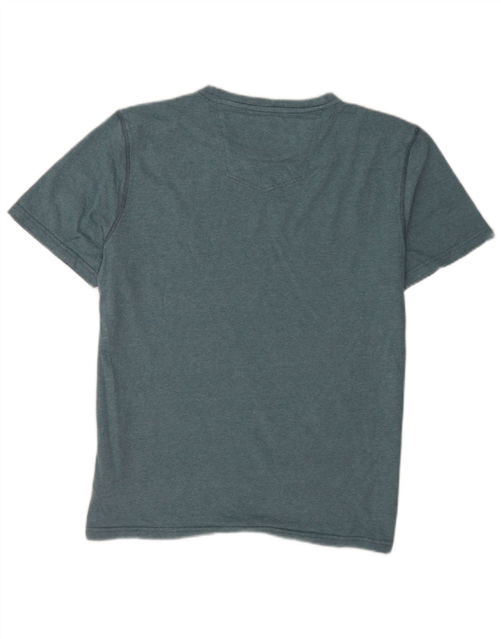Fat Face Herre T-Shirt Top Stor Grøn Bomuld
