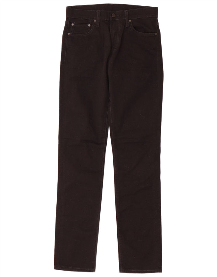 LEVI'S Herre 511 Slim Jeans W30 L34 Sort Bomuld