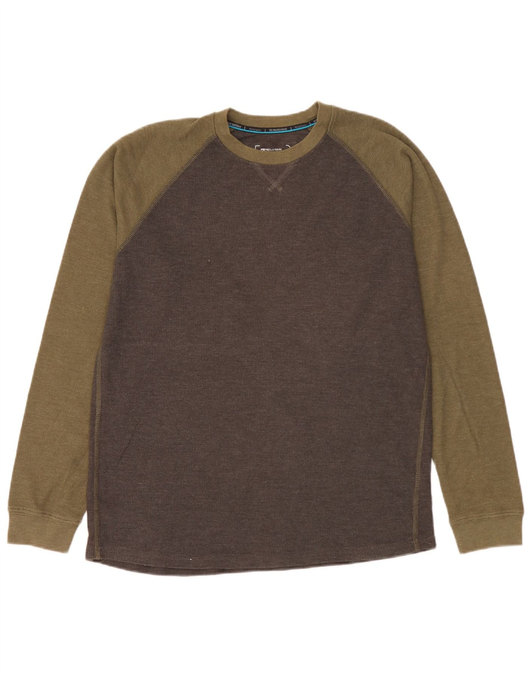 Mountain Warehouse Herre IsoCool Top Langærmet Stor Grå Colourblock