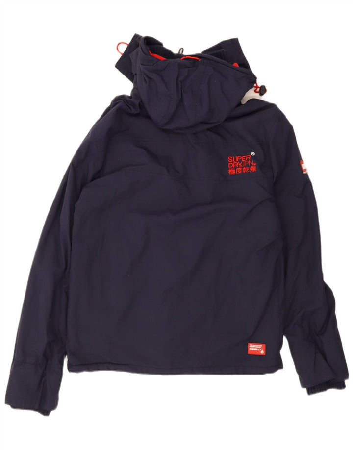 Superdry Herre grafisk vindjakke UK 36 Small Navy Blue