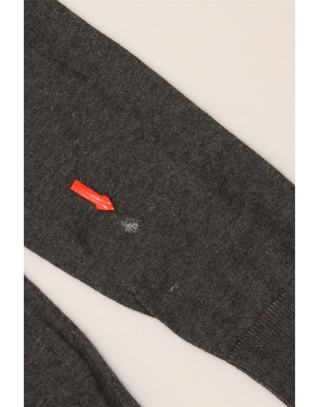 Zara Herre V-hals sweater Medium Grå Silke