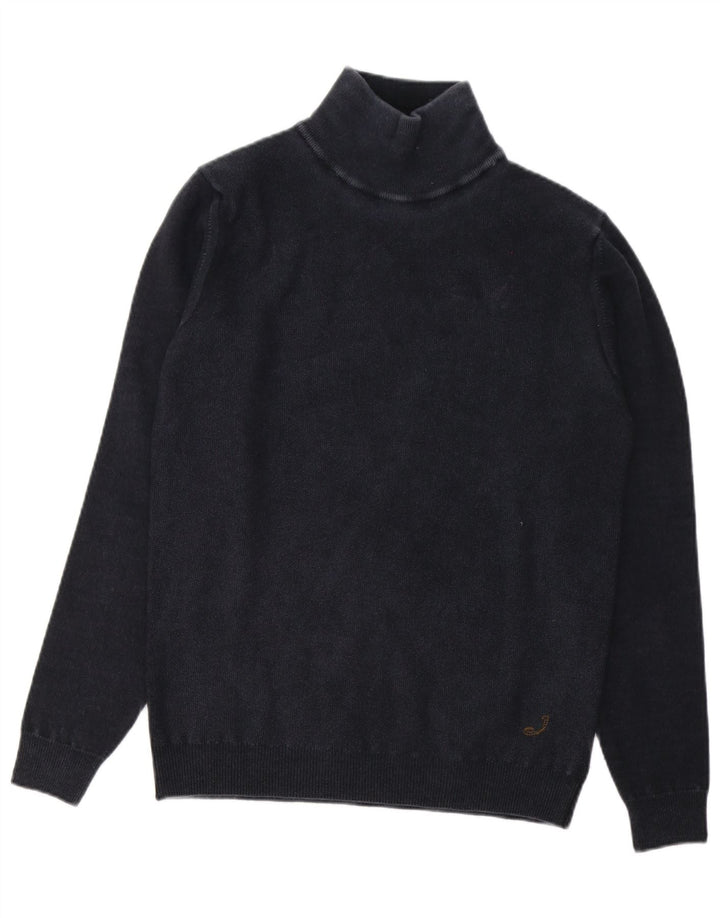 Jacob Cohen Herre Turtle Neck Jumper Sweater Medium Marineblå Uld