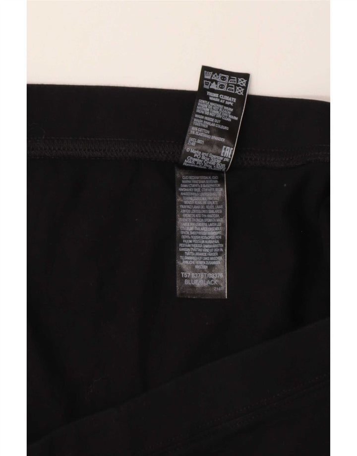 Marks & Spencer Dame Leggings UK 18 XL Sort Bomuld