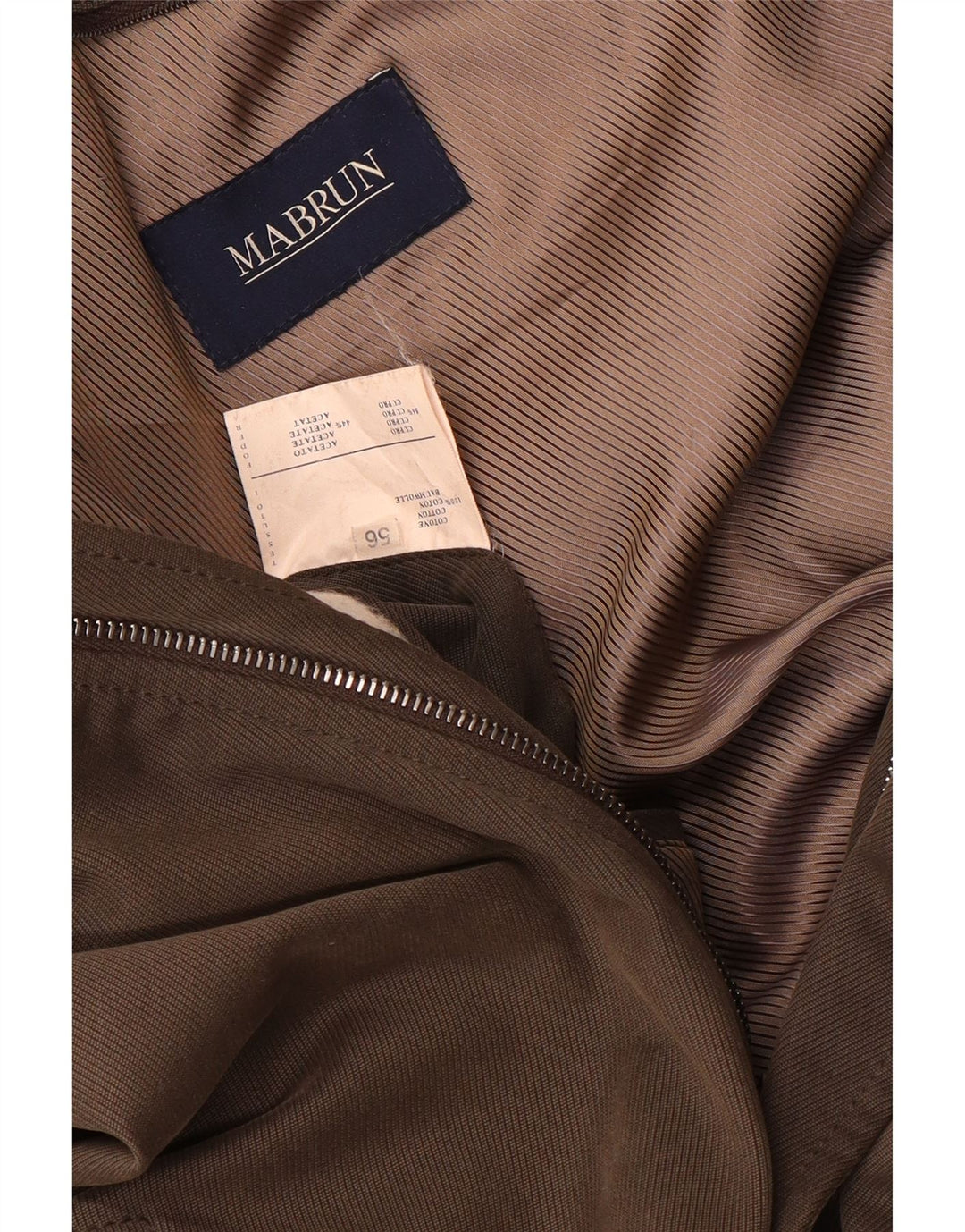 Mabrun Herre Utility Jacket IT 56 3XL Brun Bomuld