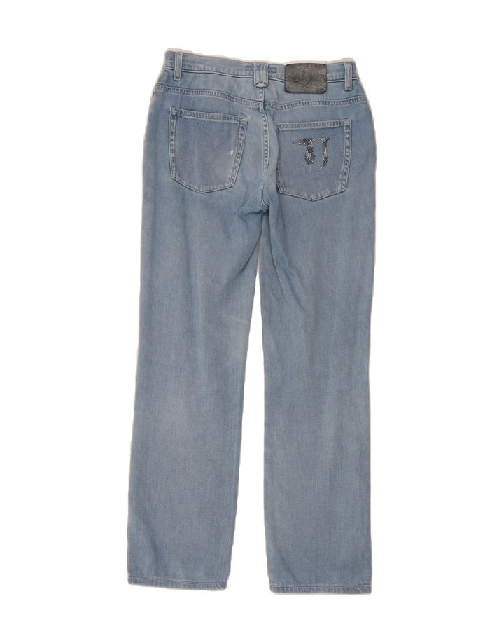 TRUSSARDI Womens Straight Jeans IT 40 Small W26 L27 Blue Cotton Vintage Trussardi and Second-Hand Trussardi from Messina Hembry 