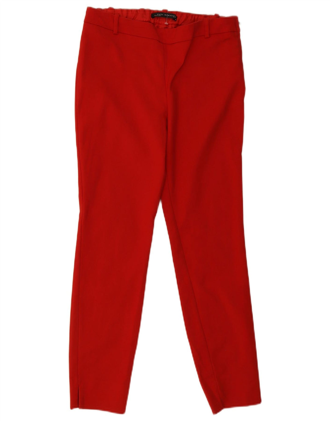 Zara Dame Slim Casual Bukser Små W26 L26 Rød
