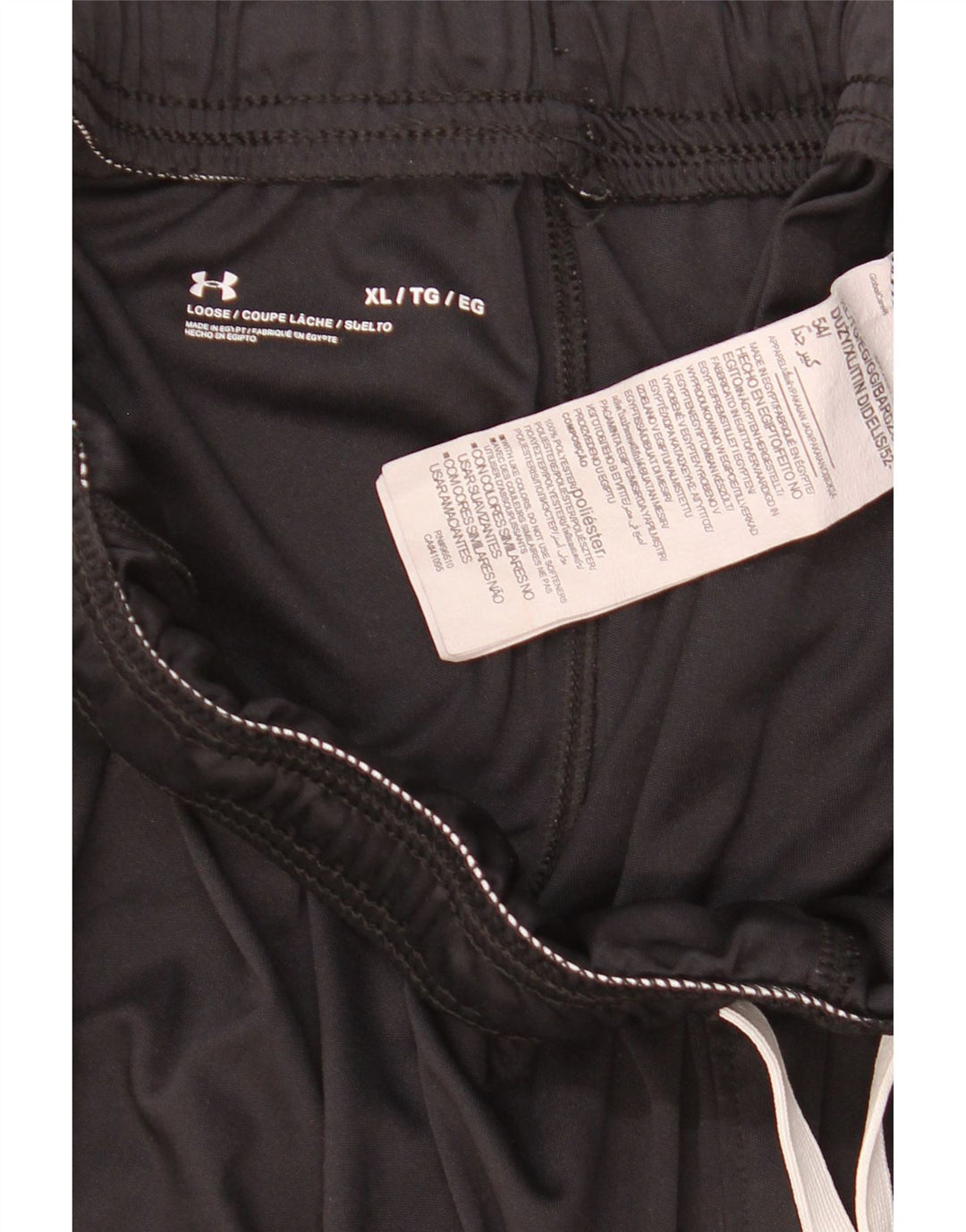Under Armour Herre Sports Shorts Large Sort Polyester