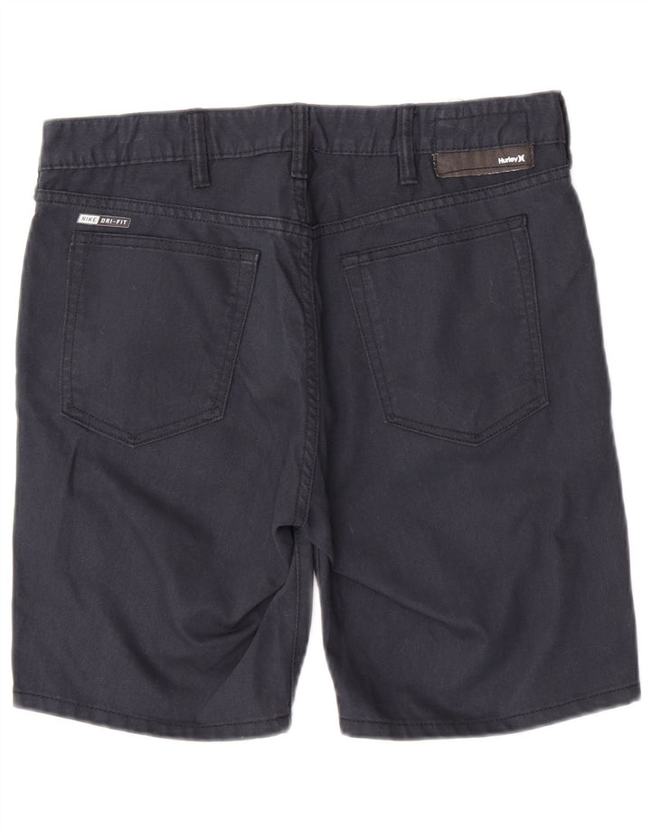Hurley Herre Casual Shorts W32 Medium Marineblå Bomuld