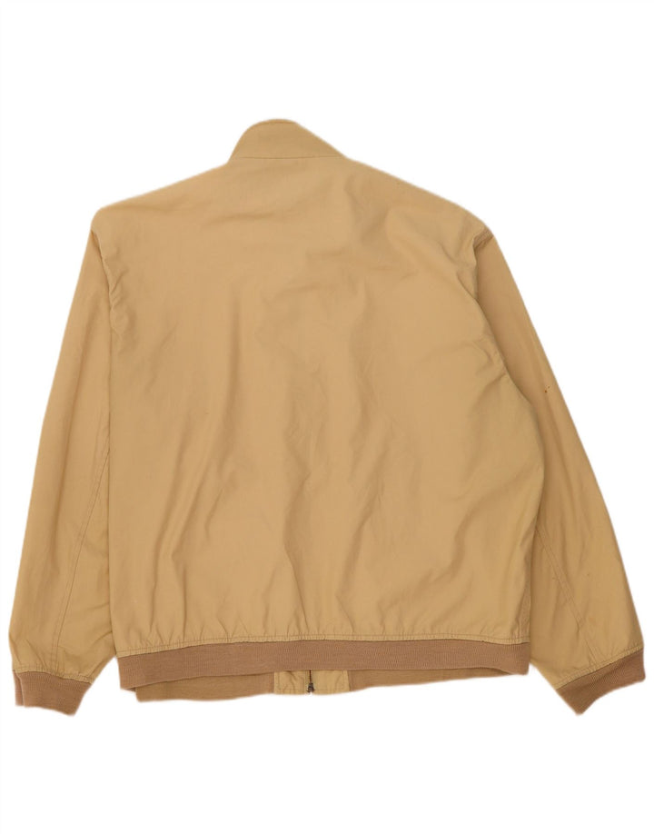 SEA BARRIER Herre Loose Fit Bomber Jacket UK 40 Large Beige Polyester