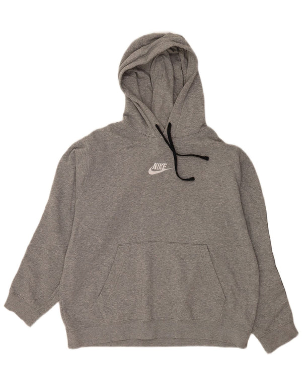 Nike Herre hættetrøje Jumper Large Grå Colourblock Bomuld