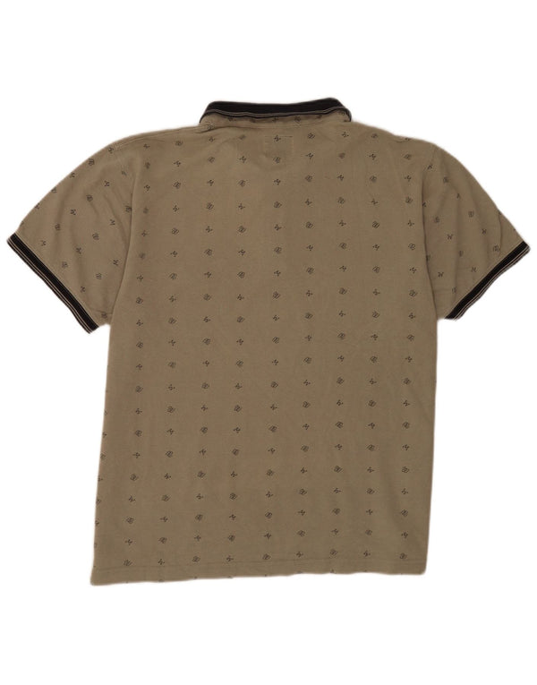 Wrangler Rugby Polo Shirt til mænd XL Khaki Bomuld