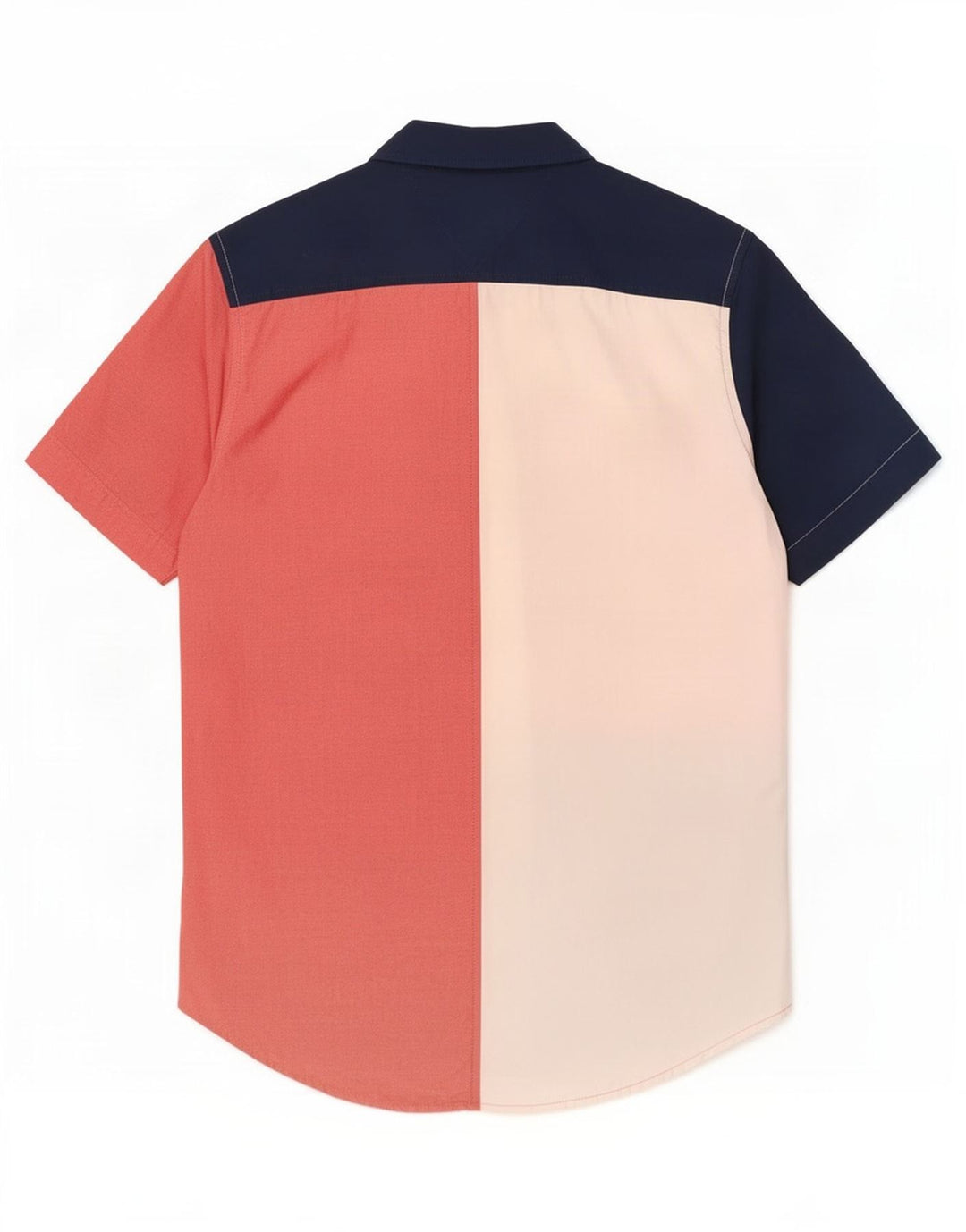 Tommy Hilfiger Kortærmet Herreskjorte Lille flerfarvet Colourblock