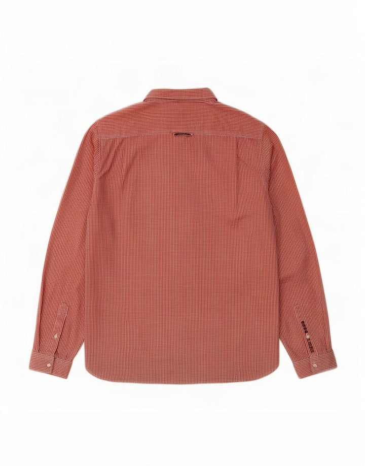 Superdry herreskjorte 2XL rød Gingham bomuld