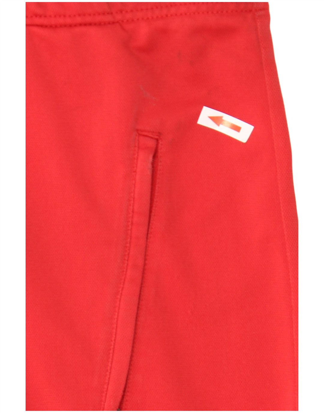 Nike træningsdragt til mænd, topjakke UK 35/37 Small Red Colourblock Polyester