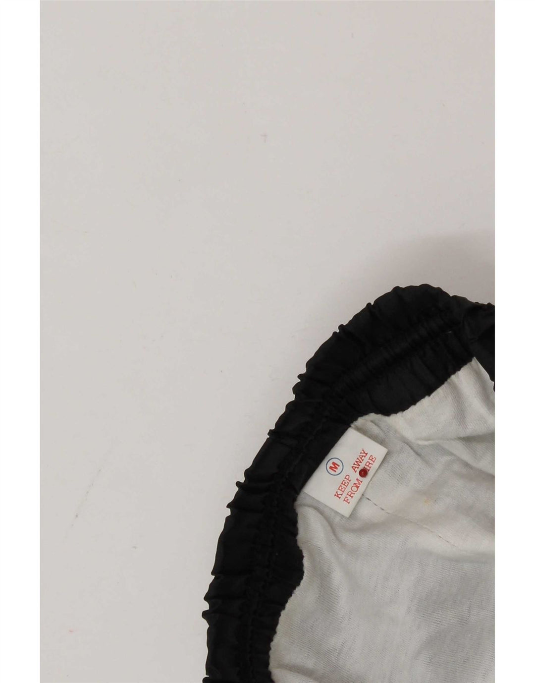 Vintage træningsdragt til mænd Joggers Medium Sort Colourblock Polyamid