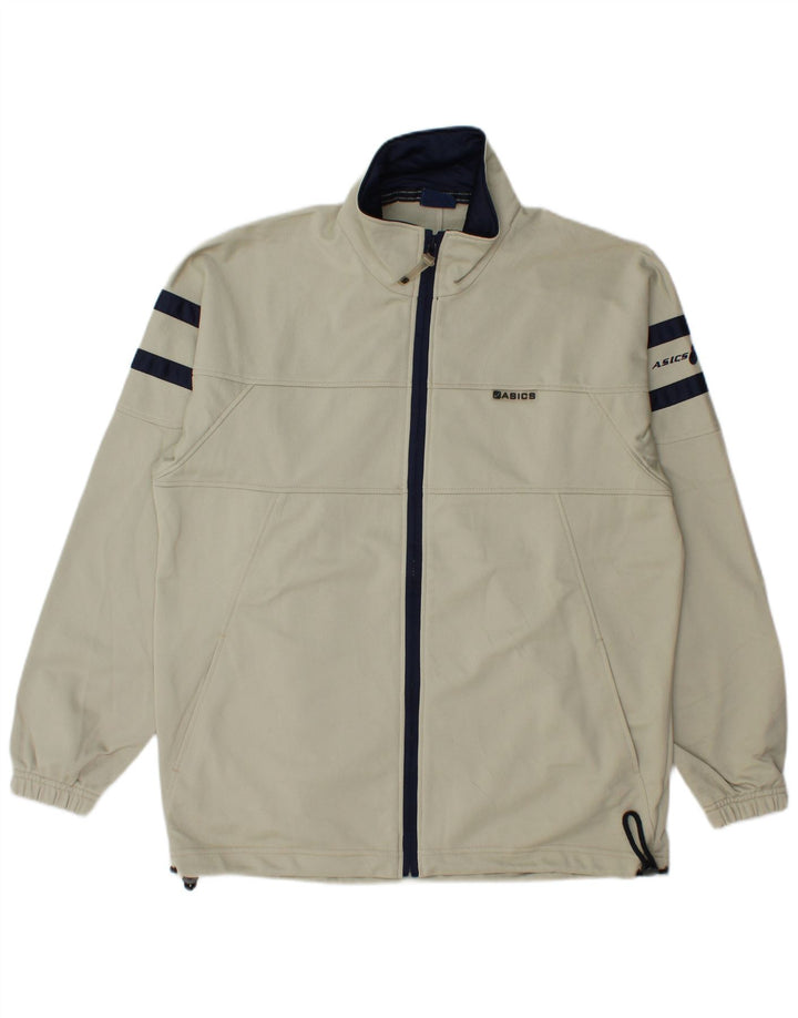 Asics Træningsdragt til mænd Topjakke Medium Beige Colourblock Polyester