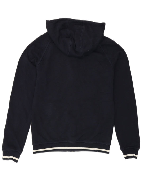 Adidas Dame Hættetrøje Sweater UK 10 Small Navy Blue Bomuld