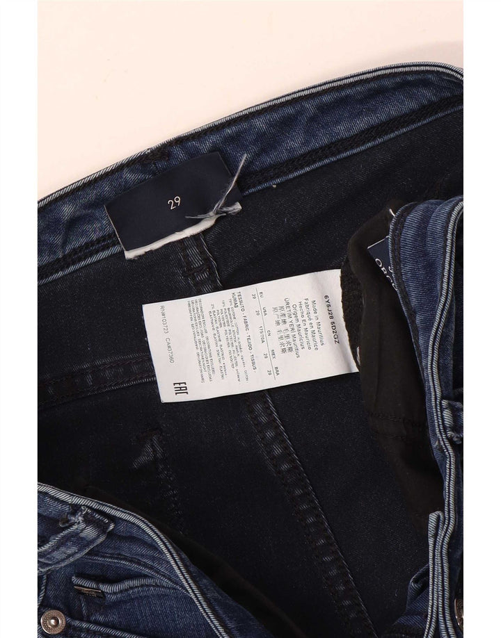 Armani Dame Skinny Jeans W29 L31 Blå Bomuld