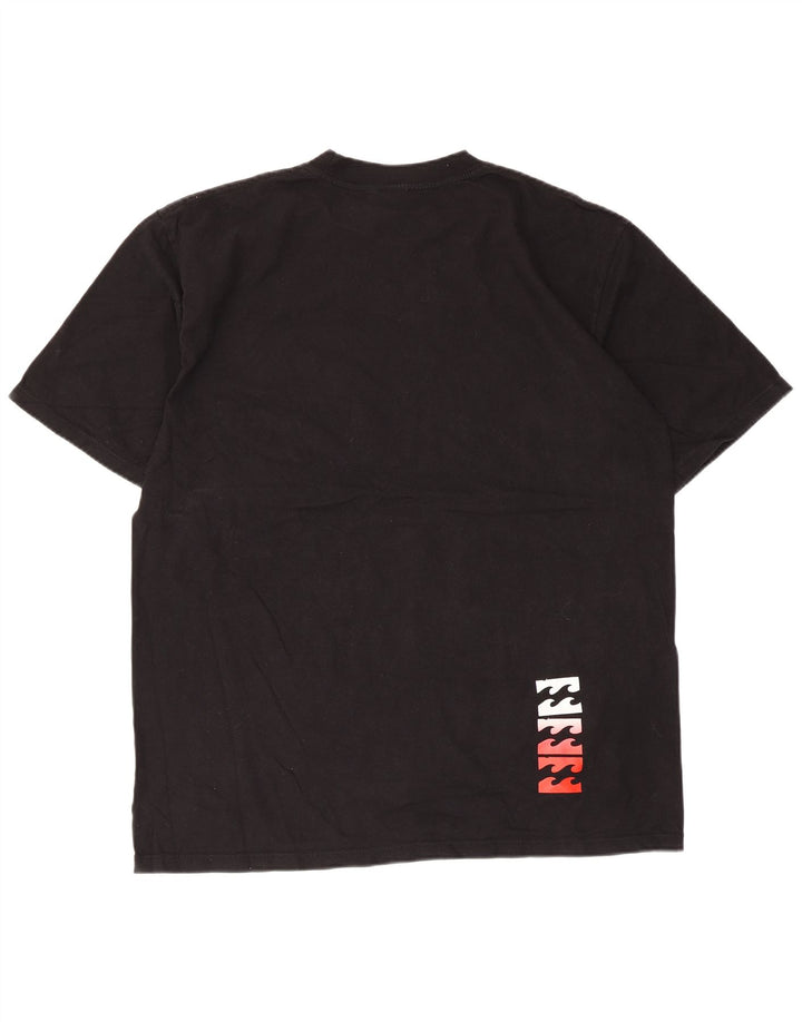 Billabong Herre Grafisk T-Shirt Top XL Sort Bomuld