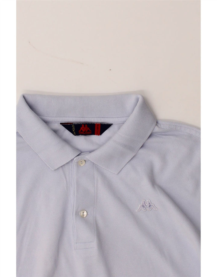KAPPA Mens Polo Shirt 2XL Blue Vintage Kappa and Second-Hand Kappa from Messina Hembry 