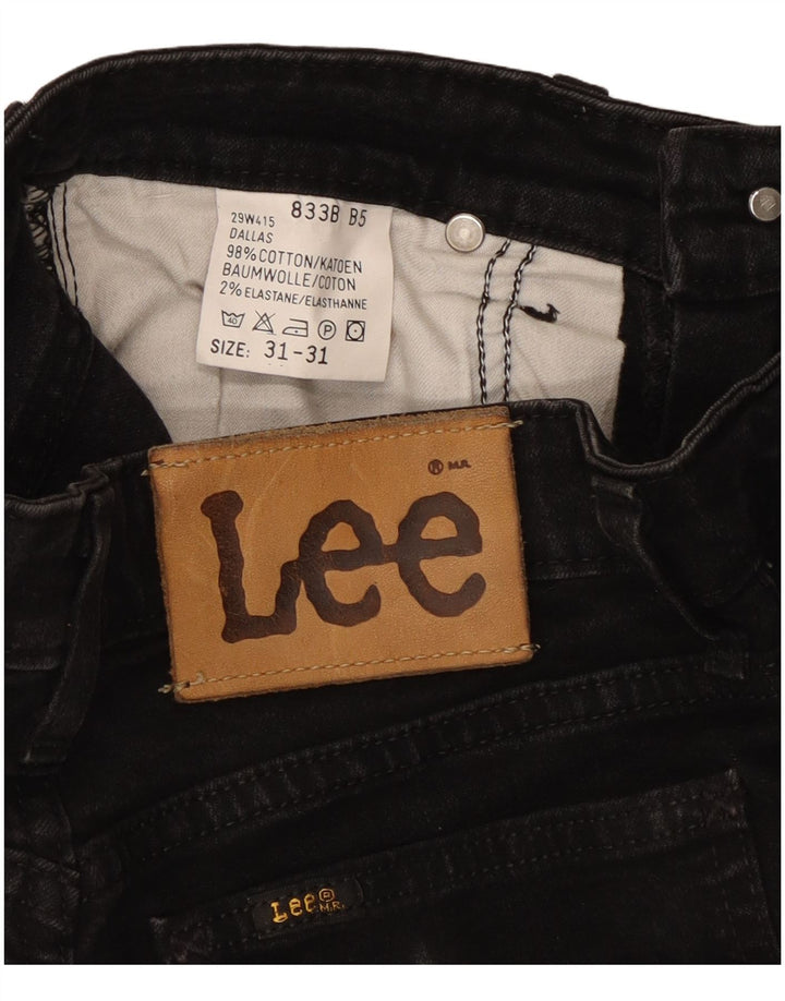 Lee Dame Dallas Straight Jeans W31 L31 Sort Bomuld