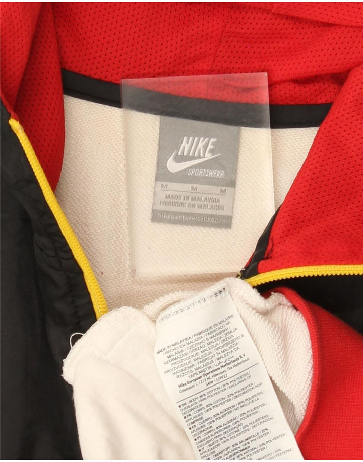 Nike Herre grafisk hættetrøjetrøje med lynlås Medium Flerfarvet Colourblock