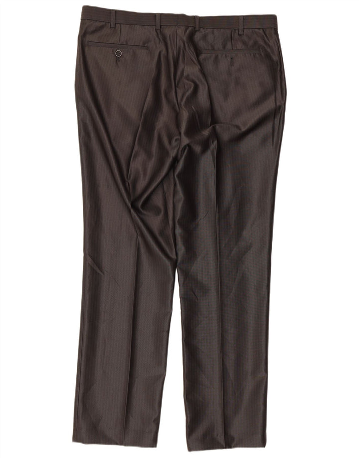 Angelo Litrico Herre 3-delt jakkesæt EU 54 2XL W38 L30 Grey Pinstripe Classic