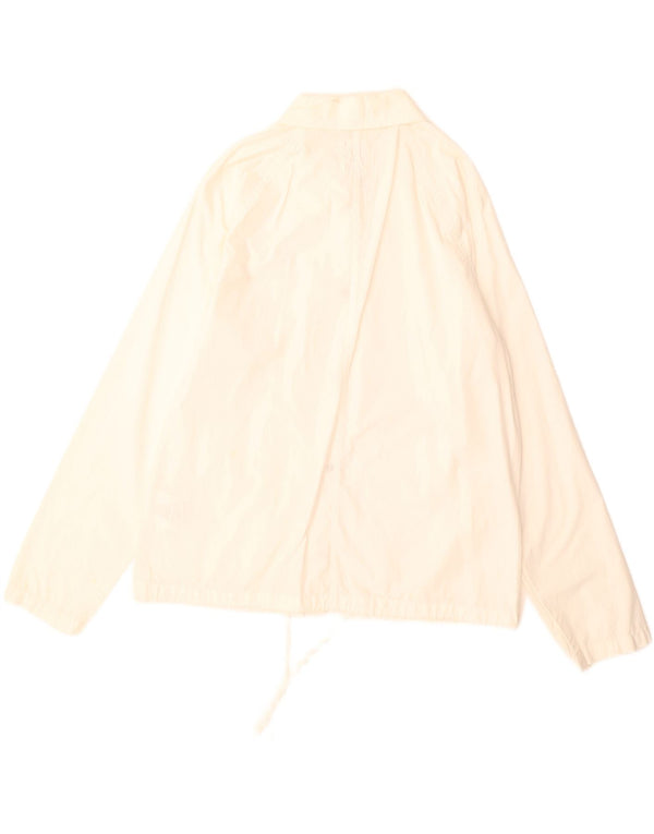 Vans Womens Bomber Jacket UK 10 Small White Bomuld