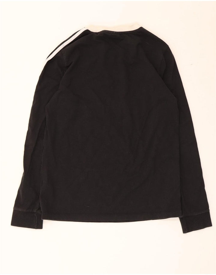 Adidas Dame Top Langærmet UK 12 Medium Sort Bomuld