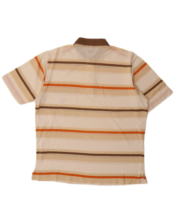 Paul & Shark herre poloshirt stor beige stribet