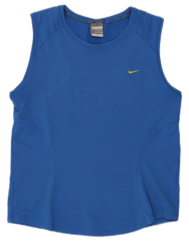Nike damevest top US 8/10 Medium Blue Polyester