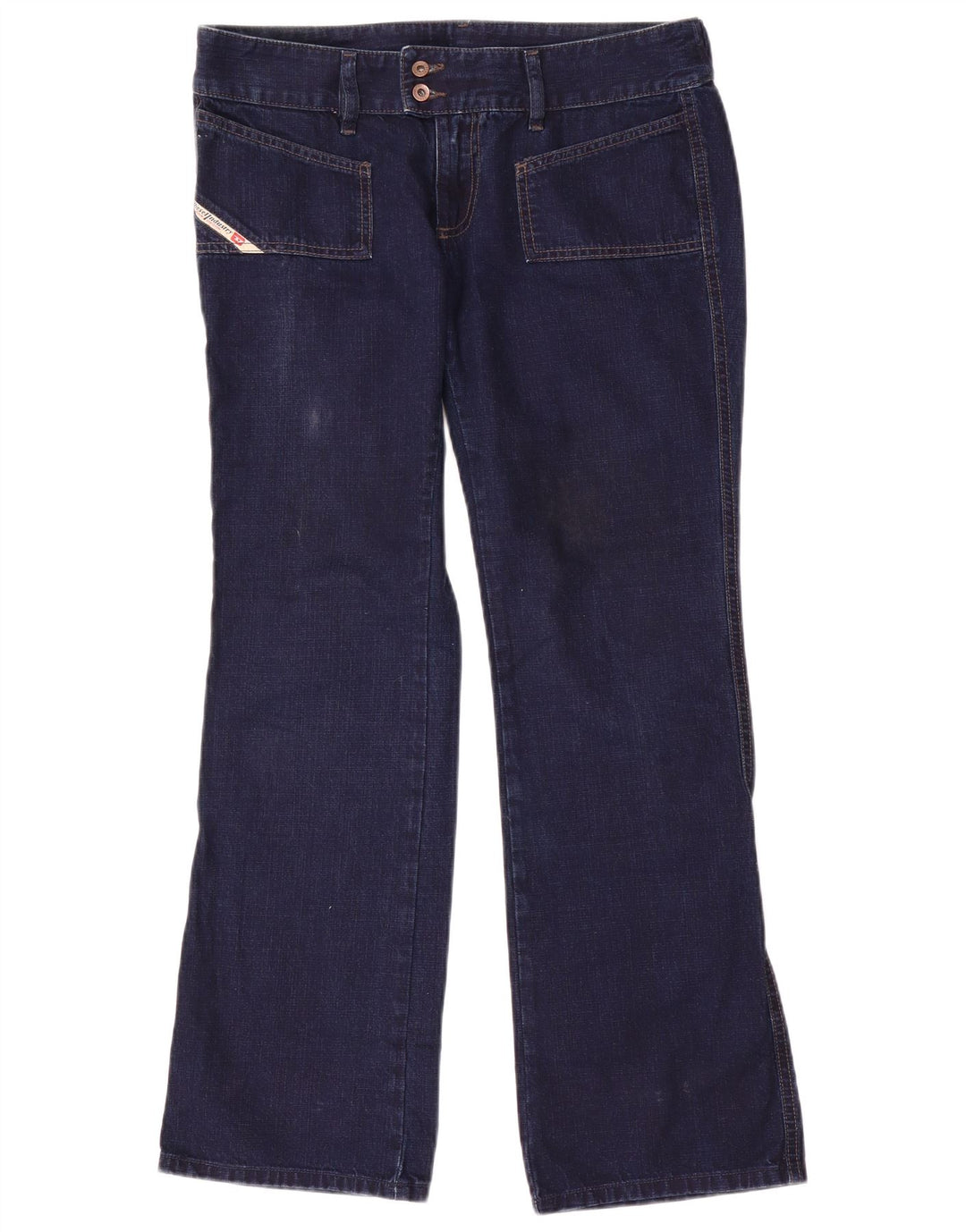 Diesel Dame Bootcut Jeans W31 L31 Marineblå Bomuld